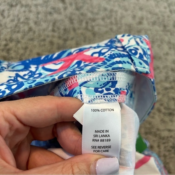 NWT Lilly Pulitzer Resort White She She Shells Chipper Shorts Size 4 - Picture 11 of 12
